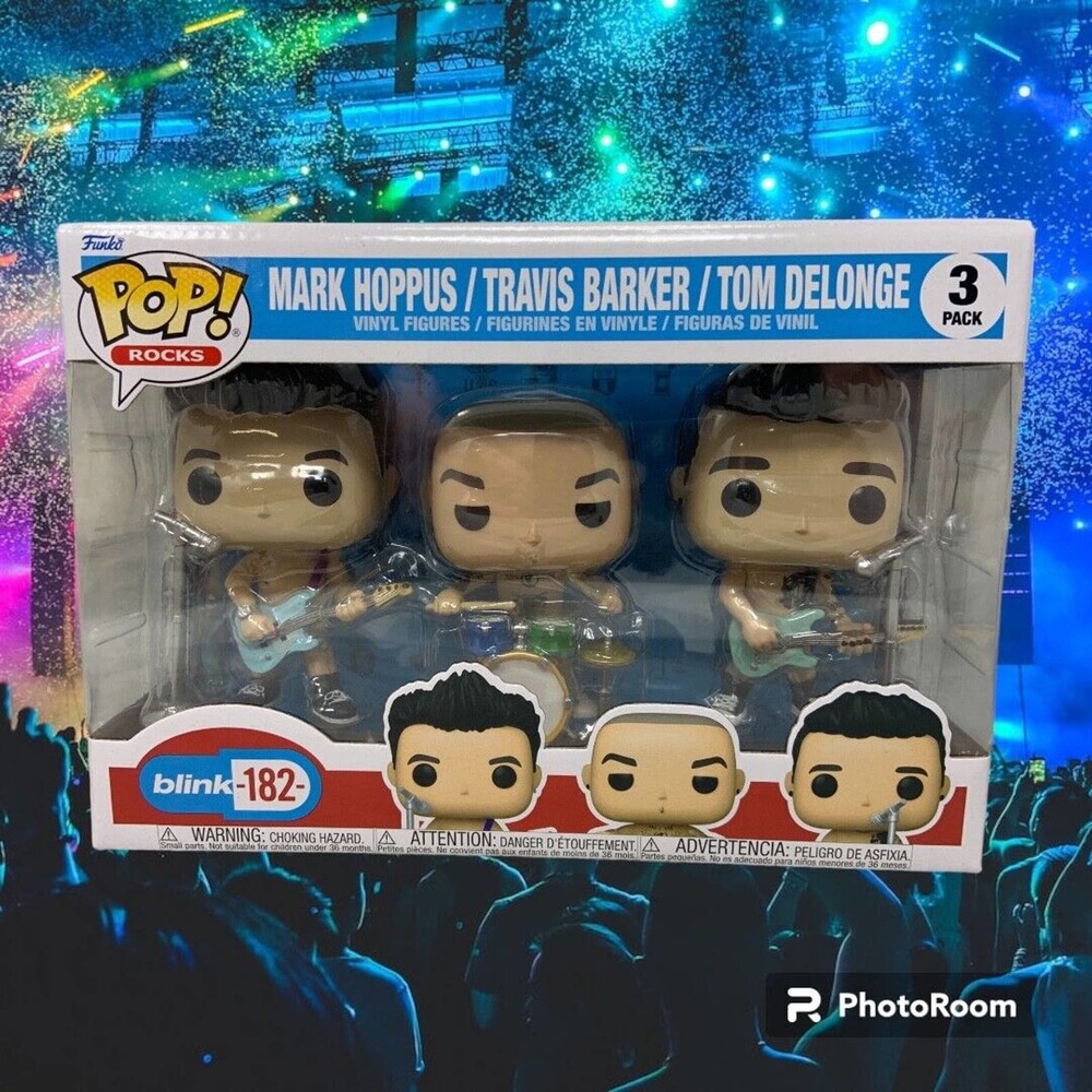 Funko Pop! Rocks: Blink 182 - 3 Pack Vinyl Figures What's My Age Again Enema